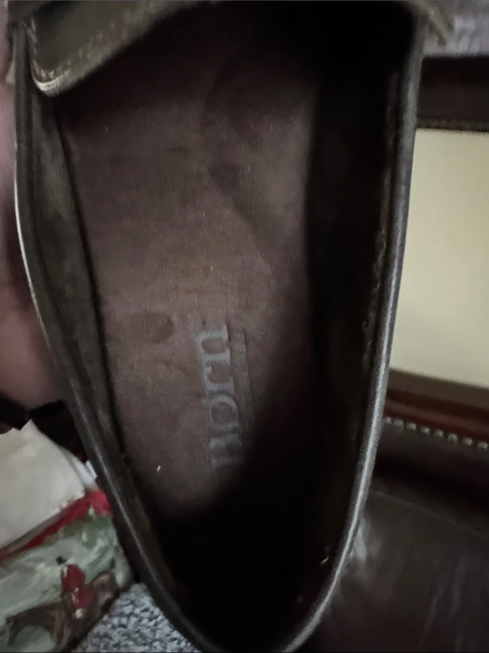 Born Dark Brown Leather Penny Loafers